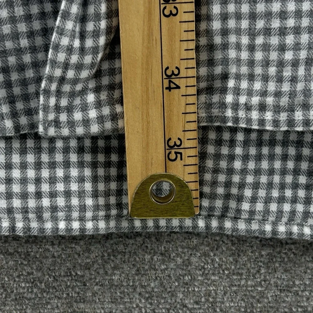 Polo Ralph Lauren Long Sleeve Shirt Men Size 3XB Gray Gingham Casual